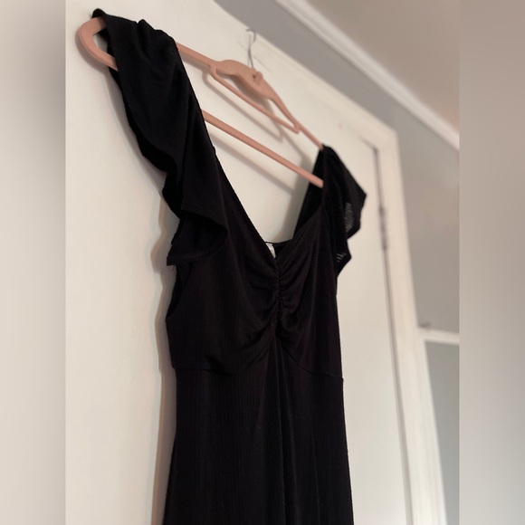 ‼️5 for $25 / ALYA Black Dress‎ Ruffle Sleeves XXS - Picture 3 of 10